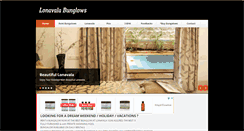Desktop Screenshot of lonavalabunglows.com